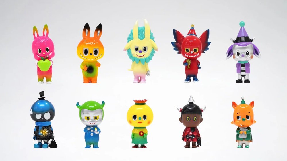 ФИГУРА HOW2WORK THE MONSTERS LABUBU DCON 7 СМ НАБОР 10 ШТ