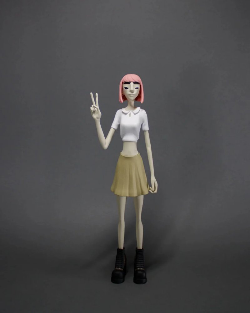 ФИГУРА RODRIGO ROJI RRAR EVA - PINK HAIR EDITION 34 CM