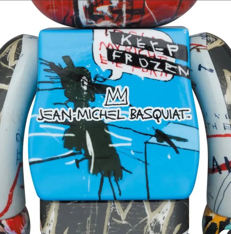 ФИГУРА MEDICOM TOY X DCON23 BEARBRICK JEAN-MICHEL BASQUIAT #SP 100% & 400% 7 CM & 28 CM - 2