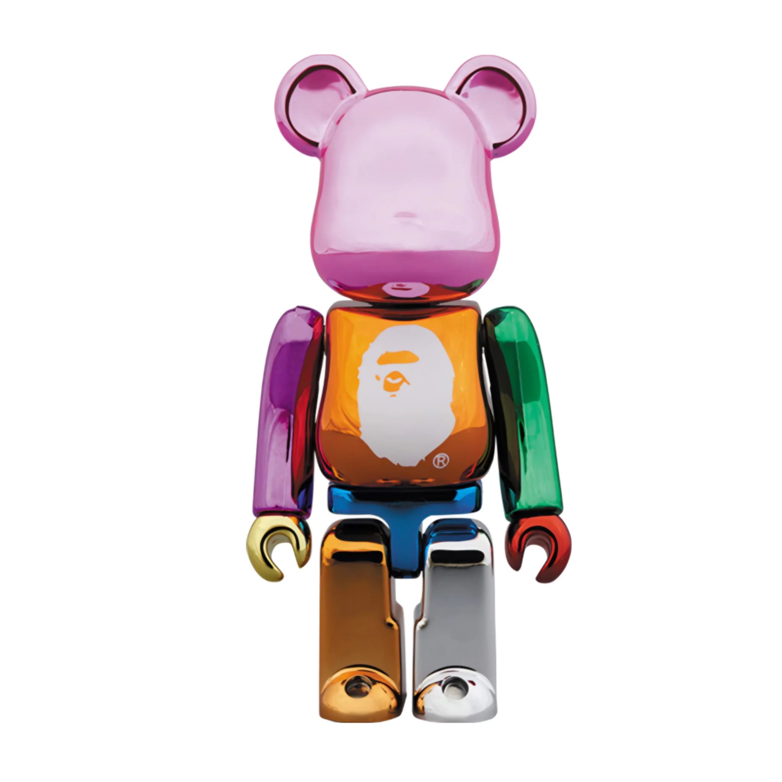 BAPE 25TH ANNIVERSARY MULTI COLOR 400%