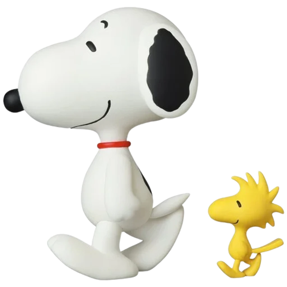 ФИГУРА MEDICOM TOY SNOOPY & WOODSTOCK 1997 VERSION VCD 16 СМ