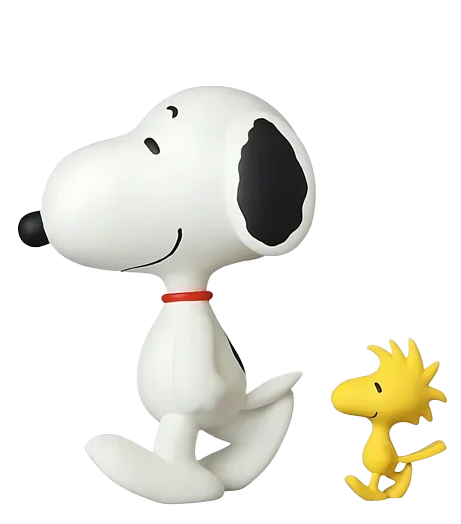 ФИГУРА MEDICOM TOY SNOOPY & WOODSTOCK 1997 VERSION VCD 16 СМ